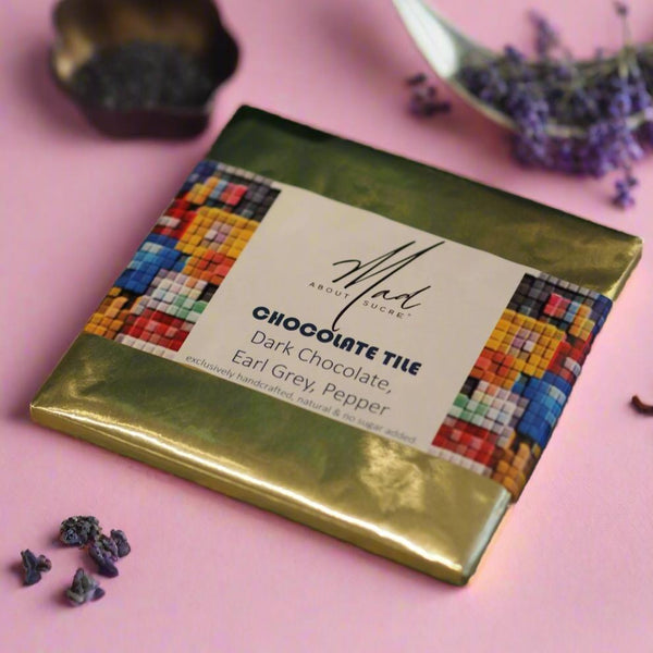 Tile of Dark Chocolate & Earl Grey
