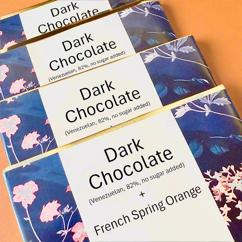 Tile of Dark Chocolate & French Spring Orange