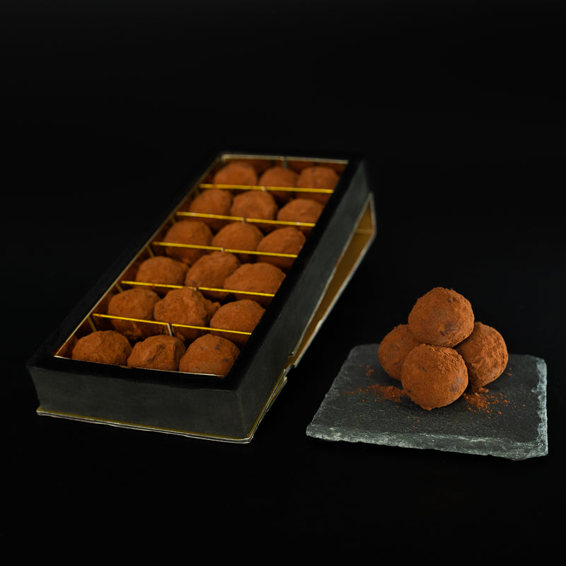 Handcrafted Hazelnut Dark Chocolate Truffles (4pc)
