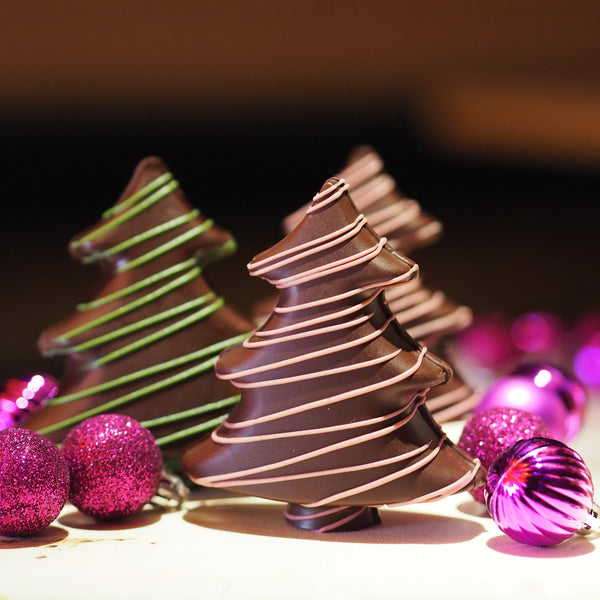 Dark Chocolate Christmas Tree (2 pieces)